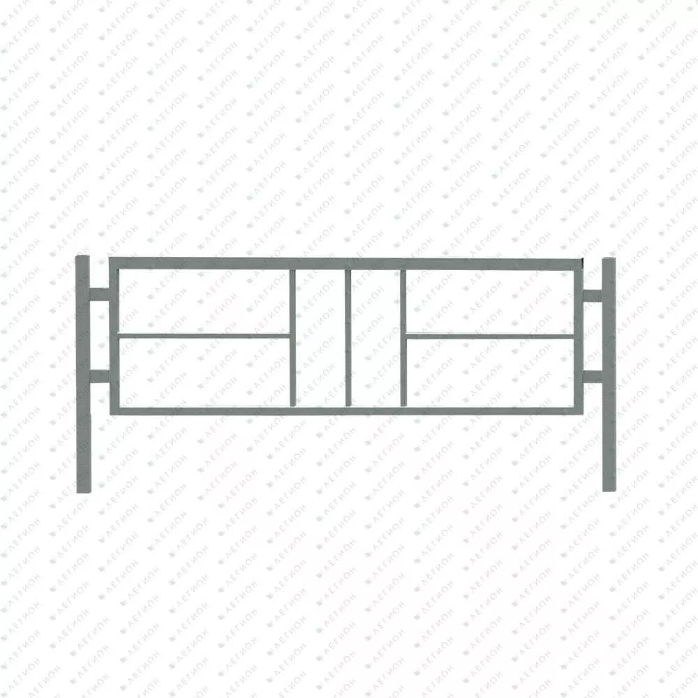 Пешеходное (перильное) ограждение ПО7