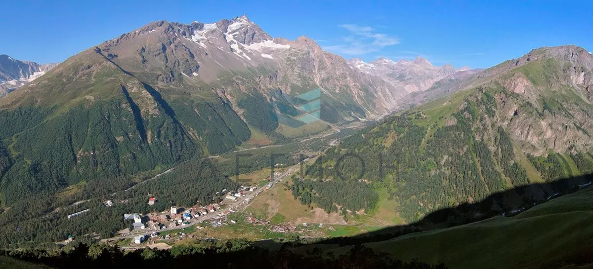 Наши опоры освещения установлены в посёлке Эльбрус