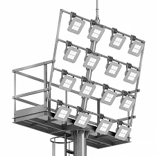 Мачты освещения со стационарной короной